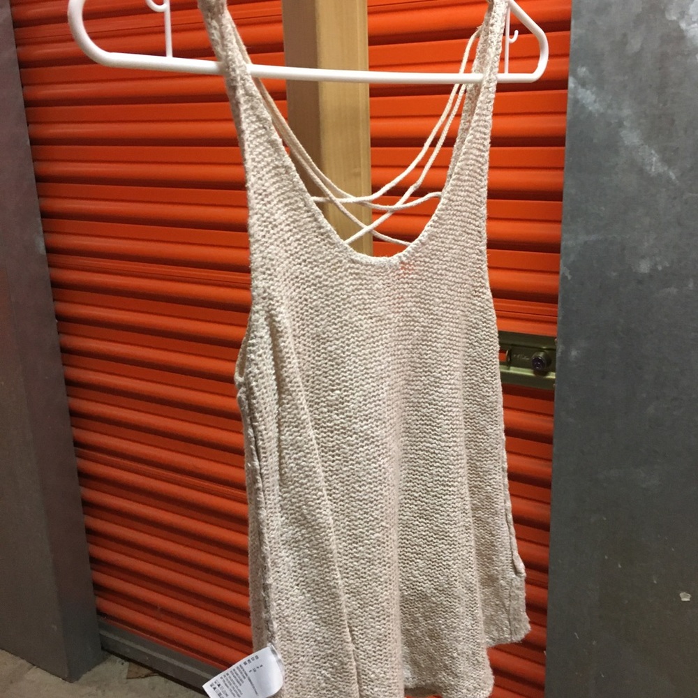 Off white tank top